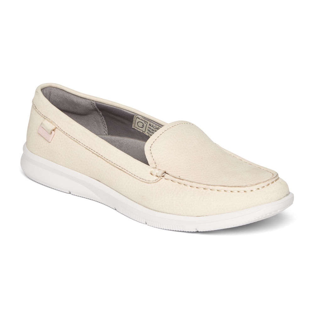 Mocassins Rockport Mulher Branco - Ayva Washable - 58160NGSE